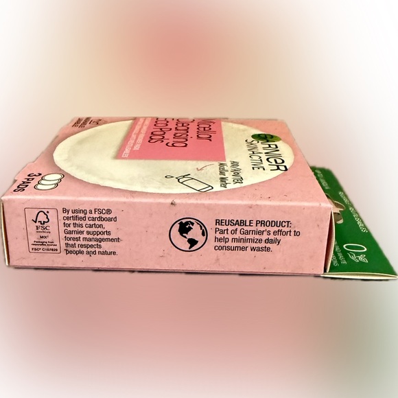 🩷💚GARNIER🩷💚SkinActive Micellar Cleansing Eco Pads, Reusable, 3 Pack/NIB - Picture 4 of 6